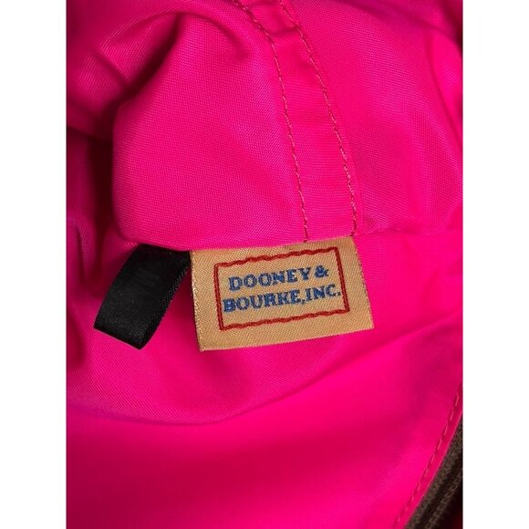 Dooney & Bourke Victoria Duck Print Canvas Tote in Blue / White - Picture 11 of 11